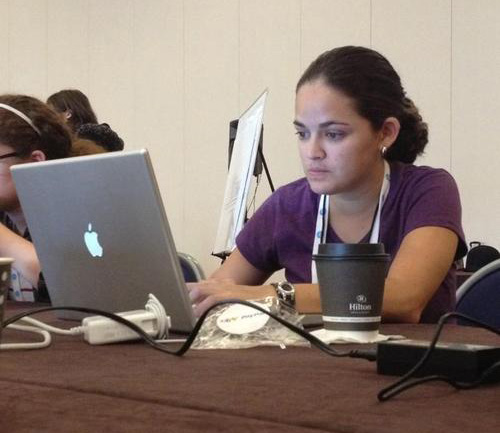 Paola Garcia Cardenas, Open Source Day at 2012 Grace Hopper Conference