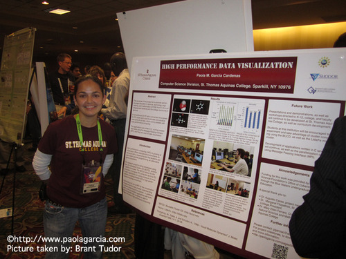 Paola Garcia Cardenas, 2011 SuperComputing Conference